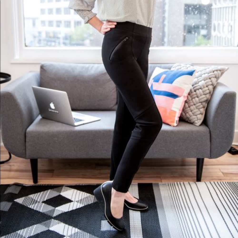 Betabrand skinny moto dress yoga pants